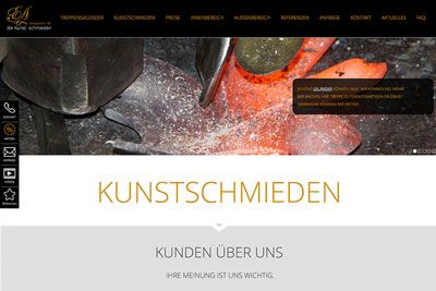 Клиент: Eliasstamm Art die Kunst schmieden. Поисковая оптимизация.